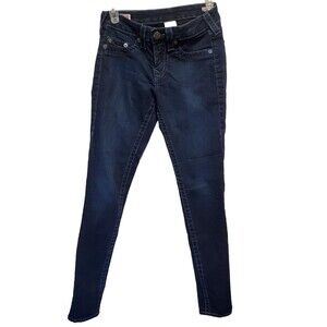 True Religion Jeans Size 27 Woman’s White Stitching